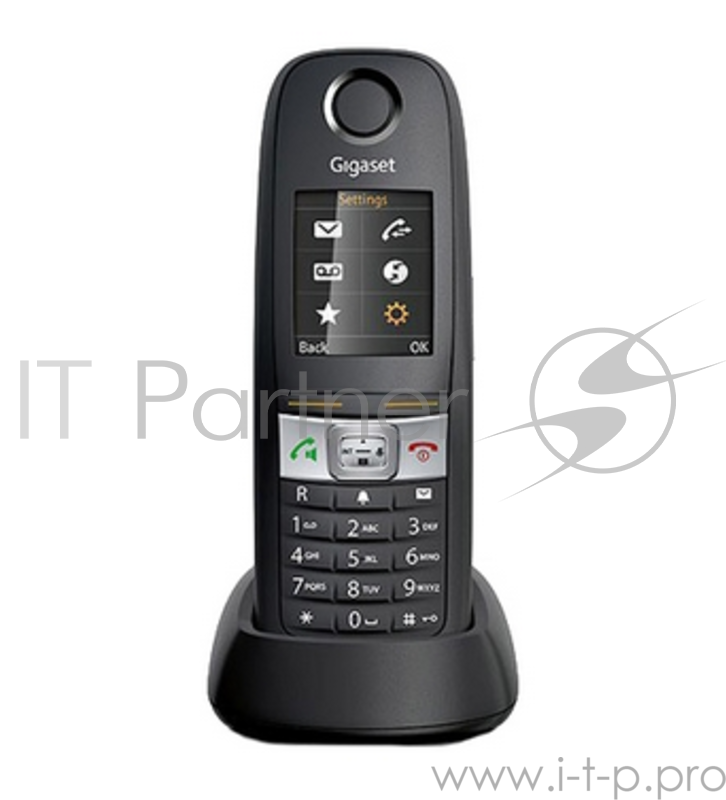 Телефон Gigaset E630H Black Дополнительная трубка (черный)