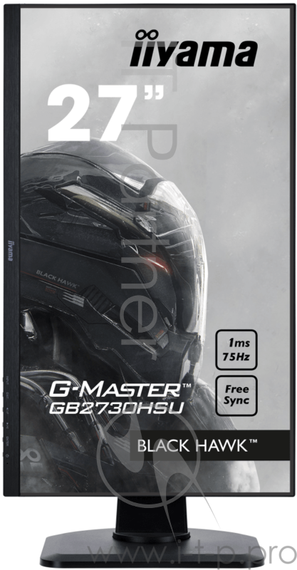 Монитор Iiyama 27 GB2730HSU-B1 черный TN+film LED 1ms 16:9 HDMI M/M матовая HAS 300cd 170гр/160гр 1920x1080 D-Sub DisplayPort FHD USB 6.9кг