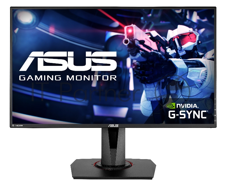 МОНИТОР 27 ASUS VG278QR Black (LED, Wide, 1920x1080, 1ms, 170°/160°, 400 cd/m, 100,000,000:1, +DVI, +DP, +HDMI, +2xMM,