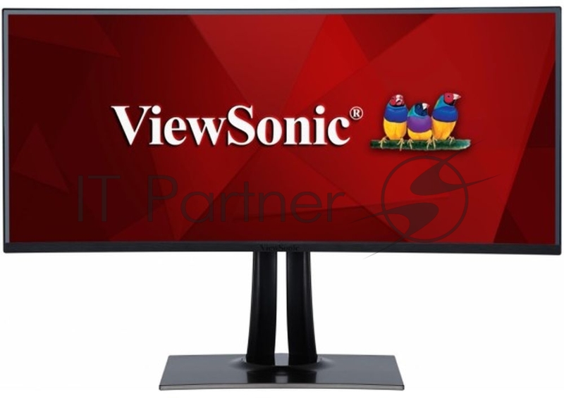 Монитор 37.5 Viewsonic VP3881 Black (изогнутый, IPS, LED, 3840x1600, 5 ms, 178°/178°, 300 cd/m, 20M:1, +2xHDMI, +DisplayPort, +3xUSB, +USB Type-C, +MM, +регулировка по высоте)