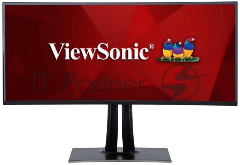 Монитор 37.5 Viewsonic VP3881 Black (изогнутый, IPS, LED, 3840x1600, 5 ms, 178°/178°, 300 cd/m, 20M:1, +2xHDMI, +DisplayPort, +3xUSB, +USB Type-C, +MM, +регулировка по высоте)