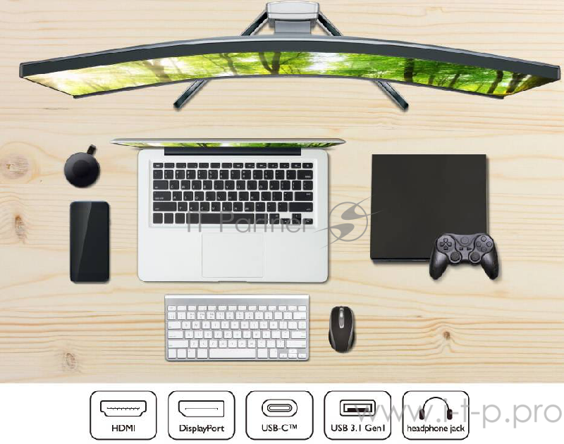 МОНИТОР 35 BenQ EX3501R Grey