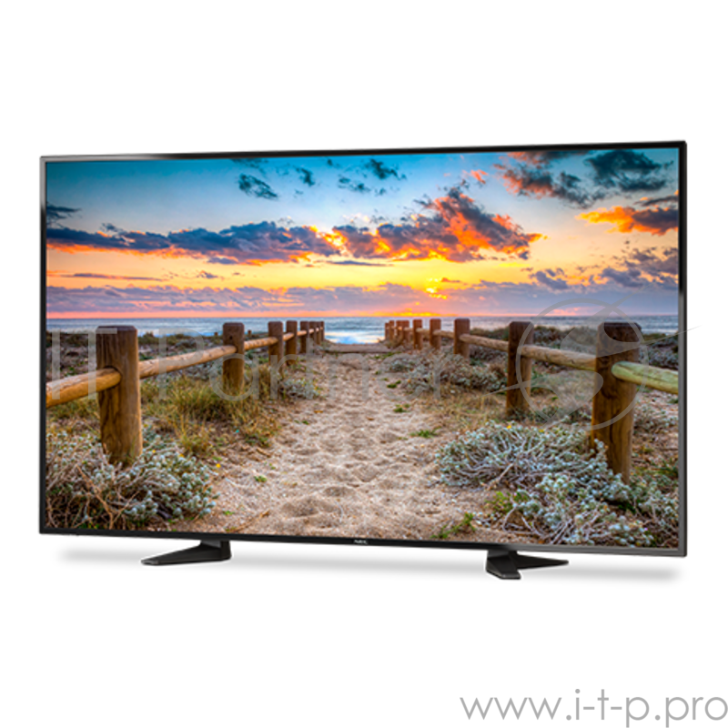 Монитор жидкокристаллический NEC Широкоформ. ЖК-дисплей нач. уровня, S-IPS 55 Direct LED, 176, разр. 1920 х 1080, 350 кД/м, 1200:1, встр. USB-медиаплеер, встр. колдонки (10W+10W), 12/7, Класс В