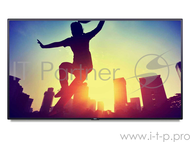Монитор жидкокристаллический NEC Широкоформ. проф. ЖК дисплей S-PVA 55 Edge LED, 178°, 1920х1080, 700 кд/м, 1200:1, OPS Slot, Comp Module Slot, Mediaplayer, DICOM, датчики (вн. осв., присутств.(опц), темп., NFC), встроенные колонки (10W+10W), 24/7, К
