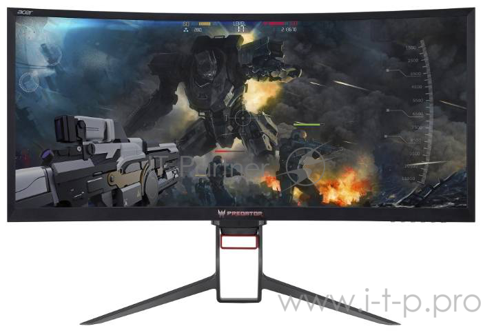 МОНИТОР 35 Acer Predator Z35P Black/Red (VA, LED, Wide, 3440x1440, 4ms, 178°/178°, 300 cd/m, 100,000,000:1, +DP, +НDMI, +MM, +USB, )