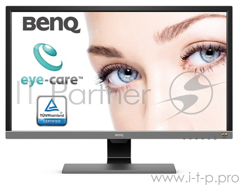 Монитор BENQ 27,9 EL2870U TN LED 3840x2160 6ms 16:9 250 cd/m2 5(1)ms 12M:1 170/160 HDMI2.0 x2/DP1.4/headphone jack/ Flicker-free Speaker Tilt Metallic grey