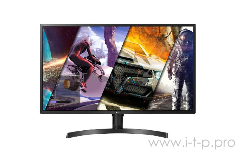 Монитор 31.5 LG 32UK550-B VA, 3840x2160, 4ms, 300 cd/m2, 3000:1 (Mega DCR), HDMI*2, DP,Headph.Out, 5Wx2, Pivot, HAS, vesa