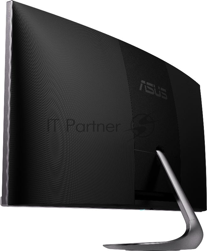 Монитор ASUS 38 MX38VC IPS LED изогнутый, 3840x1600, 5ms, 300cd/m2, 100Mln:1, 178°/178°, 2*HDMI, DP, USB-Hub, USB Type-C, 60Hz, Aura light, колонки, Frameless, Black and Space Gray, 90LM03B0-B01170