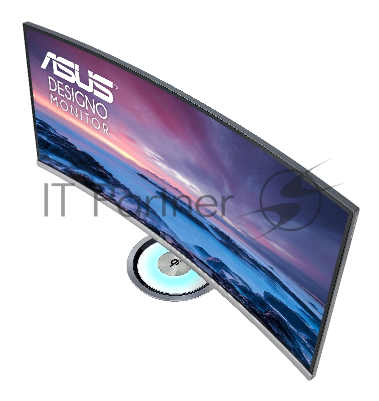 Монитор ASUS 38 MX38VC IPS LED изогнутый, 3840x1600, 5ms, 300cd/m2, 100Mln:1, 178°/178°, 2*HDMI, DP, USB-Hub, USB Type-C, 60Hz, Aura light, колонки, Frameless, Black and Space Gray, 90LM03B0-B01170
