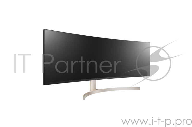 Монитор жидкокристаллический LG Монитор LCD 49 32:9 5120x1440(dualQHD) IPS, Curved, 350cd/m2, H178°/V178°, 1000:1, 1.07B, 5ms, 2xHDMI, DP, USB-Hub, Height adj, Tilt, Swivel, Speakers, 2Y, White