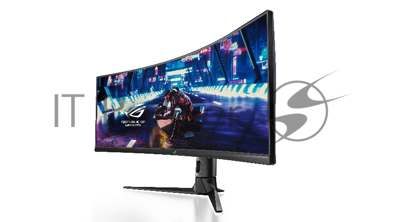 ASUS 49 ROG Strix XG49VQ VA LED изогнутый 3840x1080, 4ms, 450cd/m2, 178°/178°, 3000:1, HDMI*2, DP, USB-Hub, 144Hz, HDR, колонки, FreeSync, Tilt, Swivel, HAS, VESA, Black