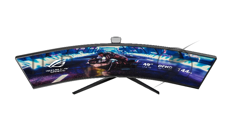 ASUS 49 ROG Strix XG49VQ VA LED изогнутый 3840x1080, 4ms, 450cd/m2, 178°/178°, 3000:1, HDMI*2, DP, USB-Hub, 144Hz, HDR, колонки, FreeSync, Tilt, Swivel, HAS, VESA, Black