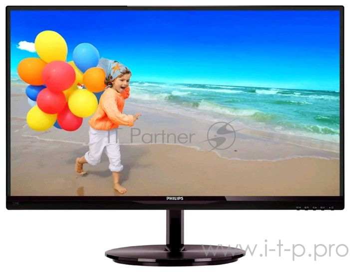 Монитор 23 PHILIPS 234E5QHSB/00(01) Black-Cherry (IPS, LED, LCD, Wide, 1920x1080, 5 ms, 178°/178°, 250 cd/m, 20M:1, +HDMI, +MHL(iOS/Android)