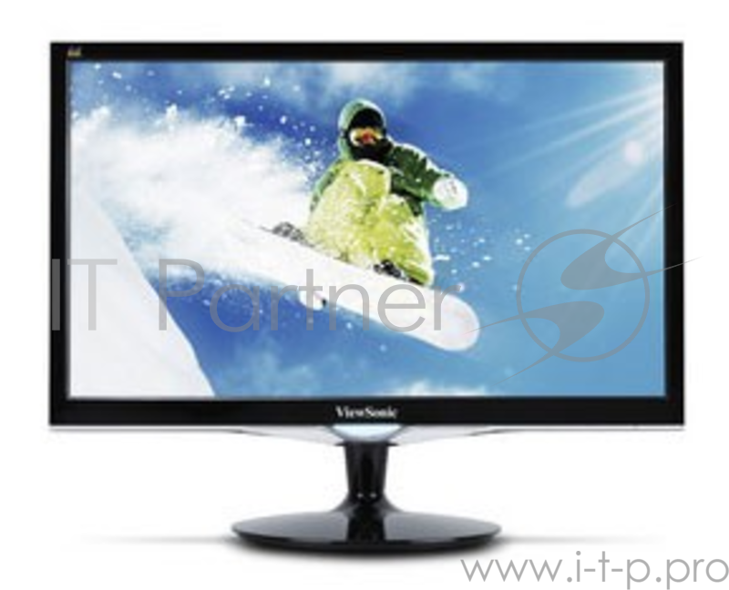 Монитор ViewSonic 23.6 VX2452MH черный TN+film LED 2ms 16:9 DVI HDMI M/M матовая 300cd 170гр/160гр 1920x1080 D-Sub FHD 3.8кг