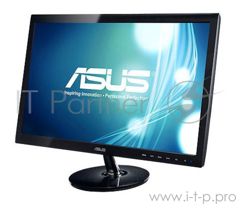 Монитор Asus 23.6 VS247NR черный TN+film LED 5ms 16:9 DVI матовая 250cd 1920x1080 D-Sub FHD 4.2кг