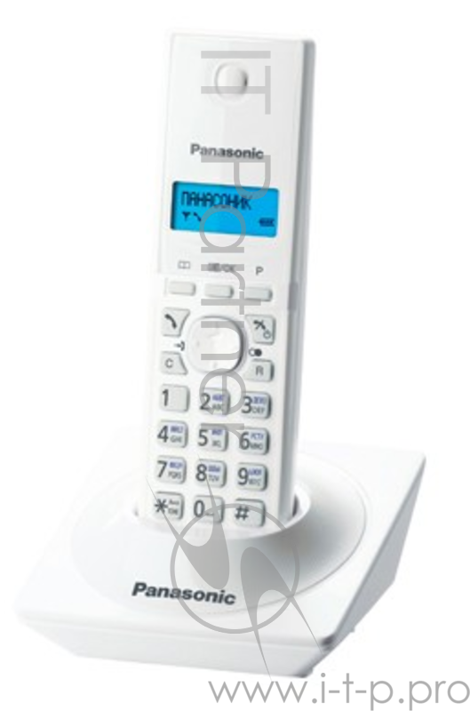 Телефон Panasonic KX-TG1711RUW (белый) {АОН, Caller ID,12 мелодий звонка,подсветка дисплея,поиск трубки}