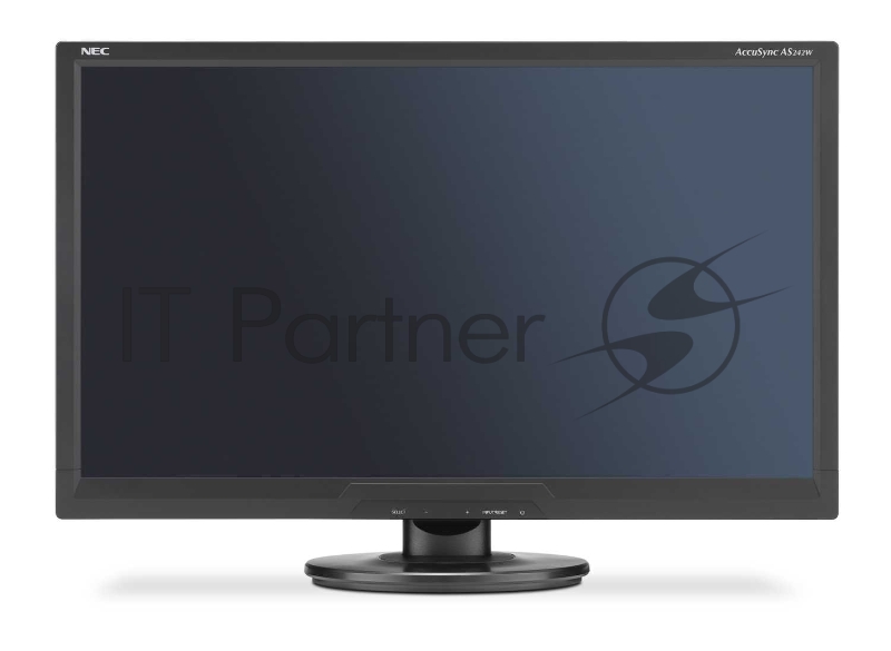 Монитор NEC AS242W-BK 24 | 1920x1080 (LED) | 5ms | D-SUB + DVI-D | Black