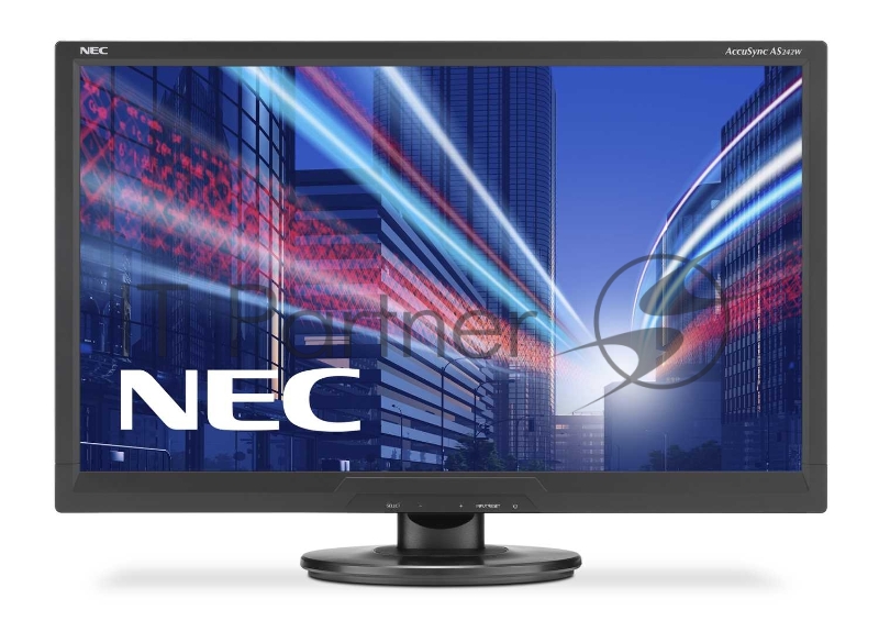 Монитор NEC AS242W-BK 24 | 1920x1080 (LED) | 5ms | D-SUB + DVI-D | Black