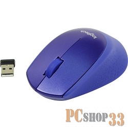 Оптическая мышь Logitech M330 Silent Plus 910-004910, беспров., 2кн.+скр., синий (USB)