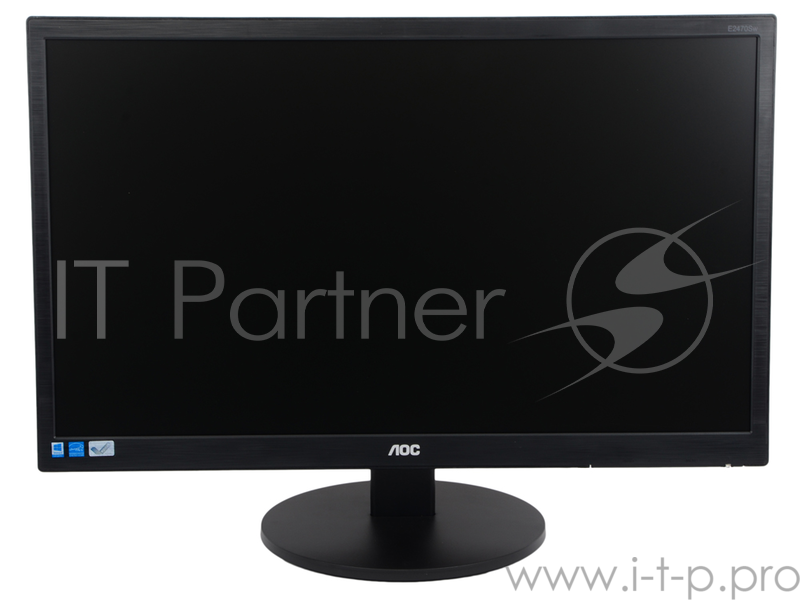 Монитор LCD AOC 23.6 E2470SWH/(01) Black {TN+film 1920x1080, 1 ms, 170°/160°, 250 cd/m, 100M:1, +DVI, +HDMI, +MM}