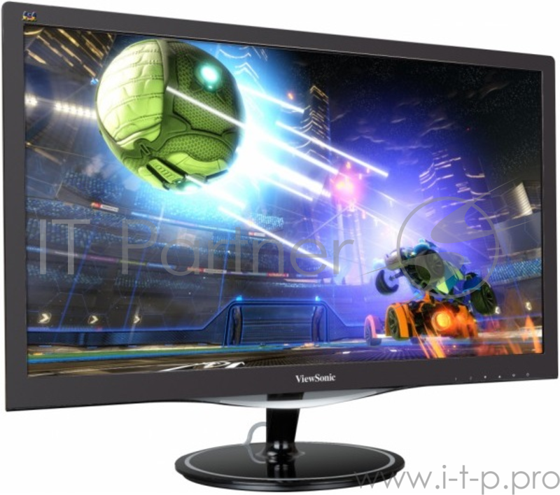 Монитор 23.6 Viewsonic VX2457-MHD Black (LED, 1920x1080, 2 ms, 170°/160°, 300 cd/m, 80M:1, +HDMI, +DisplayPort, +MM)