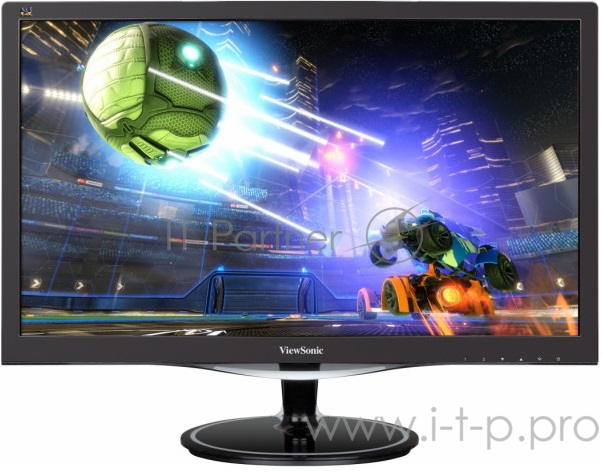 Монитор 23.6 Viewsonic VX2457-MHD Black (LED, 1920x1080, 2 ms, 170°/160°, 300 cd/m, 80M:1, +HDMI, +DisplayPort, +MM)