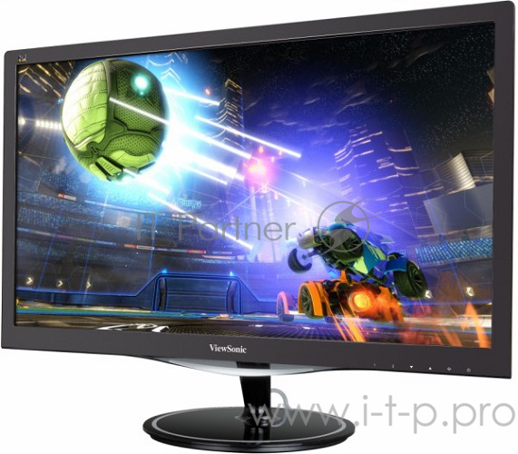 Монитор 23.6 Viewsonic VX2457-MHD Black (LED, 1920x1080, 2 ms, 170°/160°, 300 cd/m, 80M:1, +HDMI, +DisplayPort, +MM)