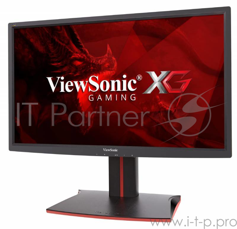 Монитор 24 Viewsonic XG2401 Black-Red с поворотом экрана (LED, 1920x1080, 1 ms, 170°/160°, 350 cd/m, 30M:1, +2xHDMI, +DisplayPort, +2xUSB, +MM)