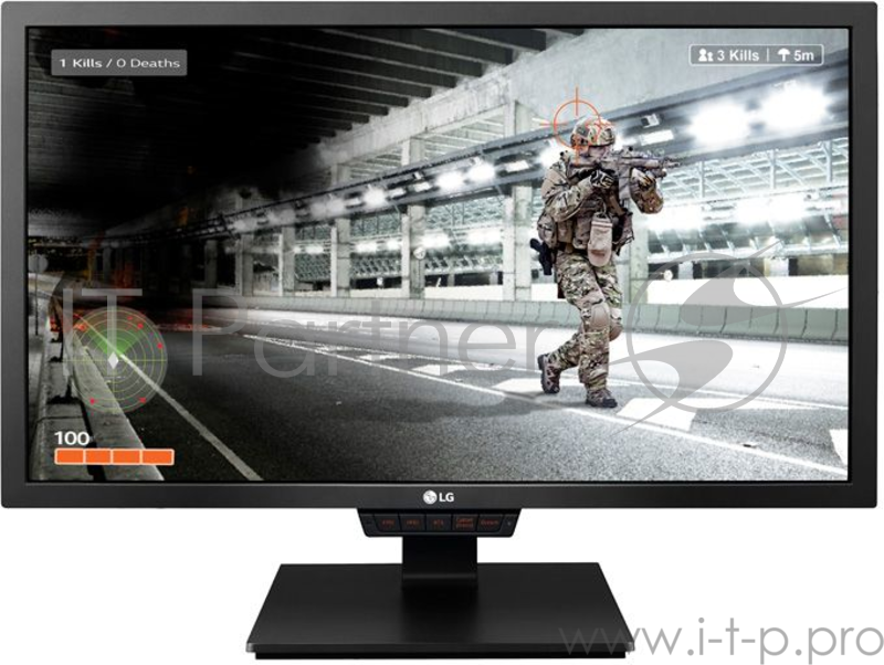 Монитор LG 24 Gaming 24GM79G-B черный IPS LED 1ms 16:9 HDMI матовая HAS Pivot 1000:1 350cd 178гр/178гр 1920x1080 DisplayPort USB 5.9кг