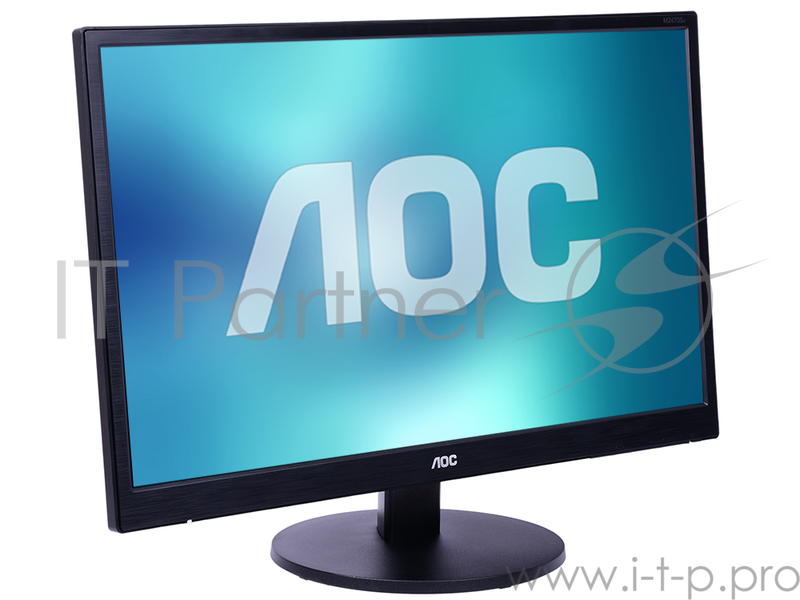 Монитор 23.6 AOC M2470SWH MVA, 1920x1080, 250 cd/m2, DCR 50M:1, D-Sub, HDMI*2, 1Wx2, Headph.Out, vesa