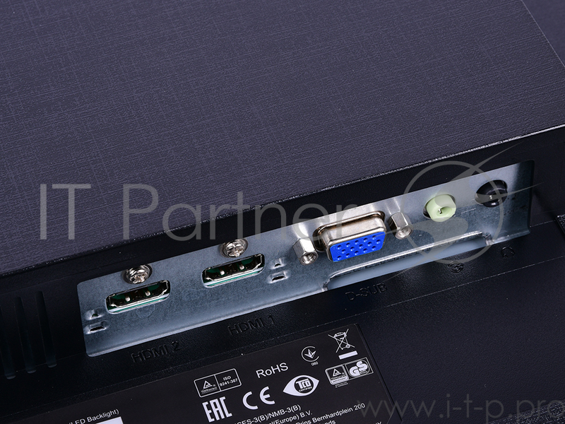 Монитор 23.6 AOC M2470SWH MVA, 1920x1080, 250 cd/m2, DCR 50M:1, D-Sub, HDMI*2, 1Wx2, Headph.Out, vesa