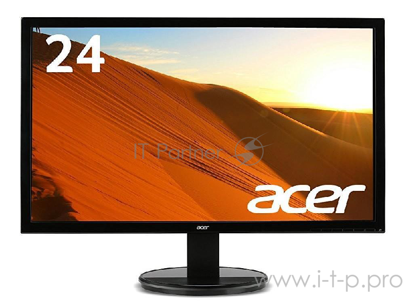 Монитор Acer 24 K242HLbid черный TN+film LED 5ms 16:9 DVI HDMI матовая 250cd 170гр/160гр 1920x1080 D-Sub FHD 3.57кг