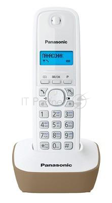 Телефон Panasonic KX-TG1611RUJ (бежевый) {АОН, Caller ID,12 мелодий звонка,подсветка дисплея,поиск трубки}