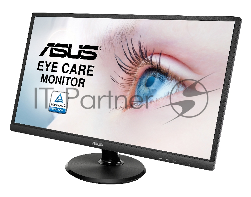 Монитор ASUS 23.8 VA249HE VA LED, 1920x1080, 5ms, 250cd/m2, 178°/178°, 3000:1 (100Mln:1), D-Sub, HDMI, Tilt, Blue Light Filter & Flicker free, VESA, Black