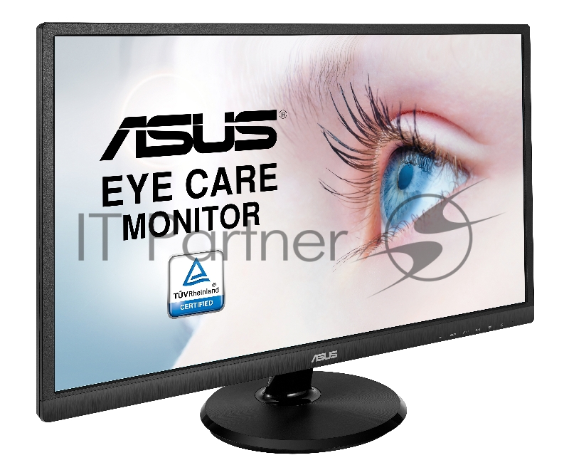 Монитор ASUS 23.8 VA249HE VA LED, 1920x1080, 5ms, 250cd/m2, 178°/178°, 3000:1 (100Mln:1), D-Sub, HDMI, Tilt, Blue Light Filter & Flicker free, VESA, Black