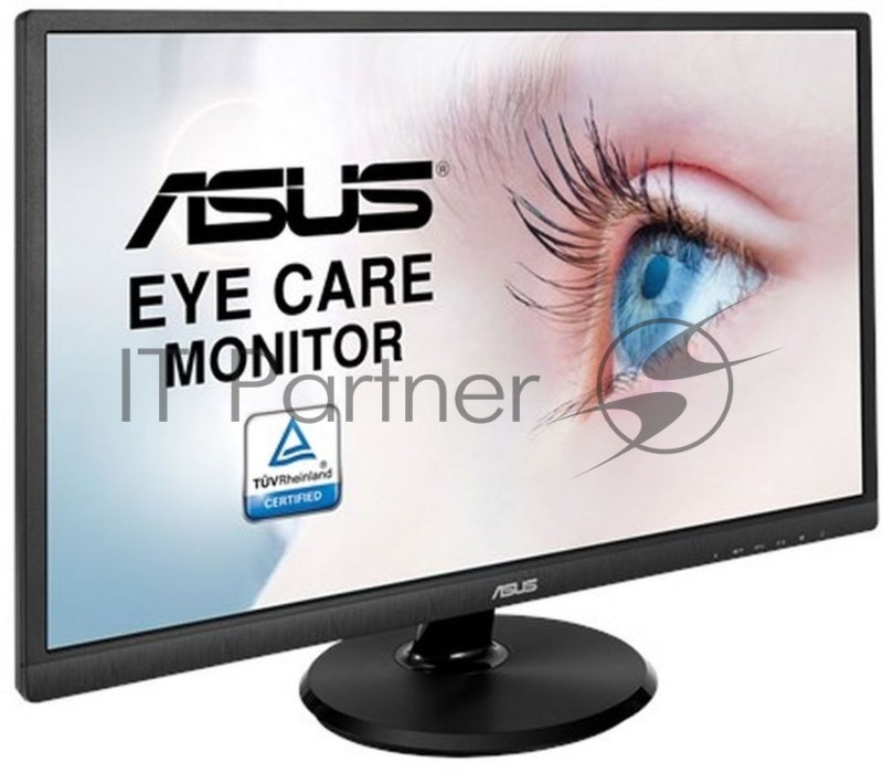 Монитор ASUS 23.8 VA249HE VA LED, 1920x1080, 5ms, 250cd/m2, 178°/178°, 3000:1 (100Mln:1), D-Sub, HDMI, Tilt, Blue Light Filter & Flicker free, VESA, Black