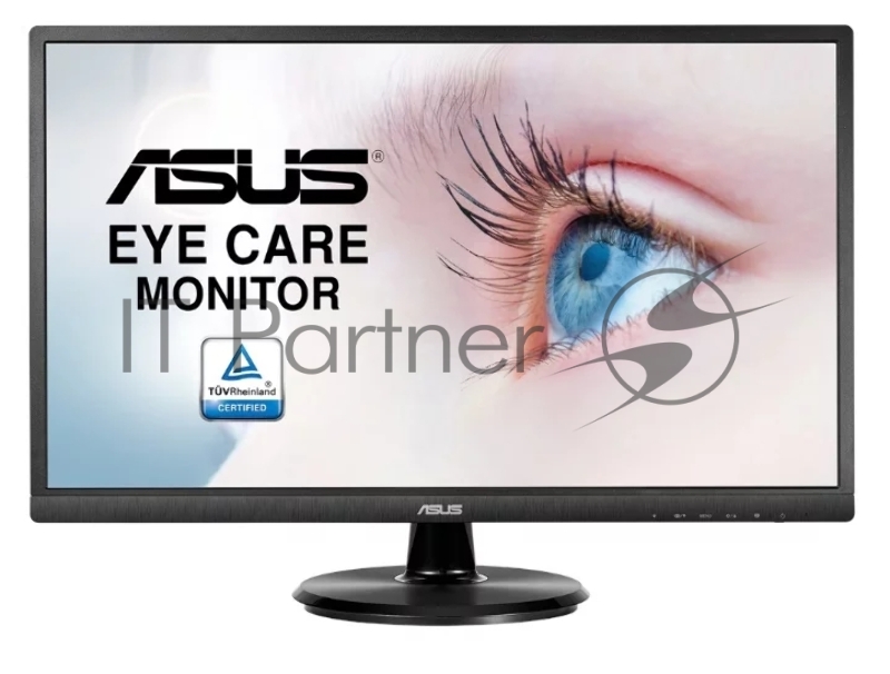 Монитор ASUS 23.8 VA249HE VA LED, 1920x1080, 5ms, 250cd/m2, 178°/178°, 3000:1 (100Mln:1), D-Sub, HDMI, Tilt, Blue Light Filter & Flicker free, VESA, Black