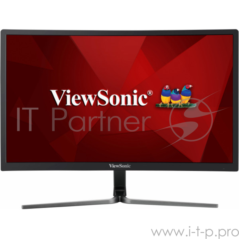 Монитор Viewsonic 23.6 VX2458-C-MHD VA SuperClear, 1920x1080, 3ms, 280cd/m2, 178°/178°, 80Mln:1, DVI, HDMI, DisplayPort, Free Sync, колонки, 144Hz, Glossy Black