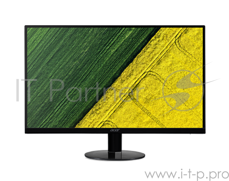 Монитор 23.8 ACER SA240YAbi (16:9)/IPS(LED)/ZF/1920x1080/4 178°/178°, 1000:1/VGA + HDMI/HDMI FreeSync/75Hz HDMI, 60Hz VGA, Black Matt with glossy foot stand