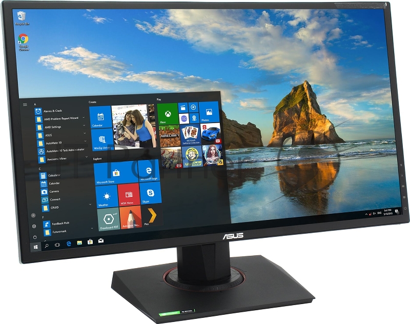 МОНИТОР 24 ASUS VG248QG Black (LED, Wide, 1920x1080, 1ms, 178°/178°, 350 cd/m, 100,000,000:1, +DVI, +DP, +HDMI, +2xMM,