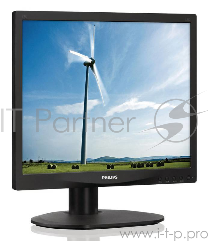 Монитор 17 PHILIPS 17S4LSB/62(10) Black (LED, LCD, 1280x1024, 5 ms, 170°/160°, 250 cd/m, 20M:1)
