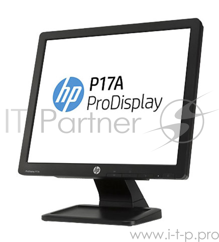 Монитор HP 17 P17A черный TN+film LED 5ms 5:4 полуматовая 250cd 170гр/160гр 1280x1024 D-Sub HD READY 3.72кг (RUS)