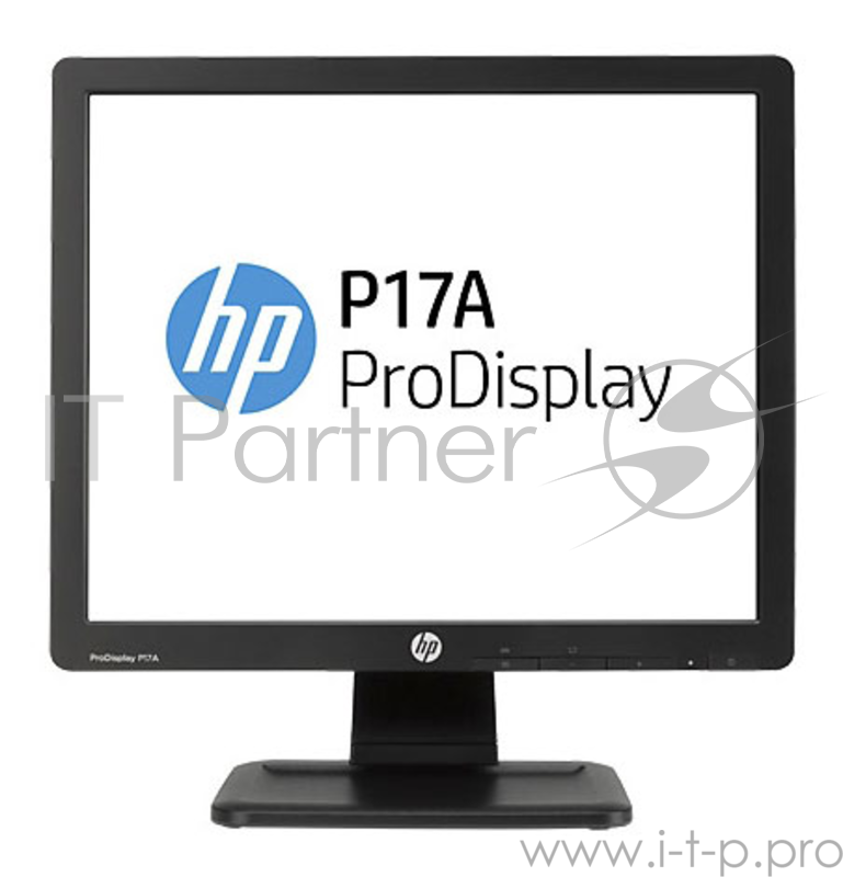 Монитор HP 17 P17A черный TN+film LED 5ms 5:4 полуматовая 250cd 170гр/160гр 1280x1024 D-Sub HD READY 3.72кг (RUS)