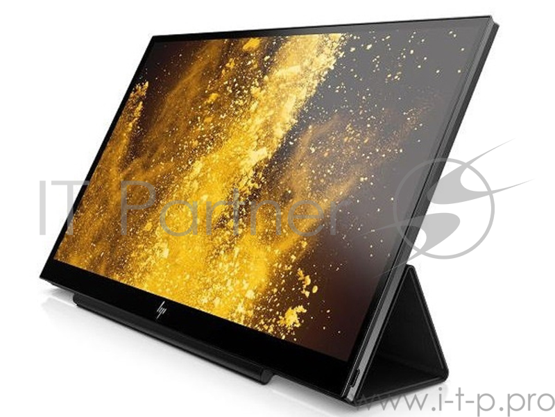 Монитор HP EliteDisplay S14 14 Portable 1920x1080, 16:9, TN, 200 cd/m2, 700:1, 5ms, 178°/178°, USB Type-C, Black + чехол-подставка