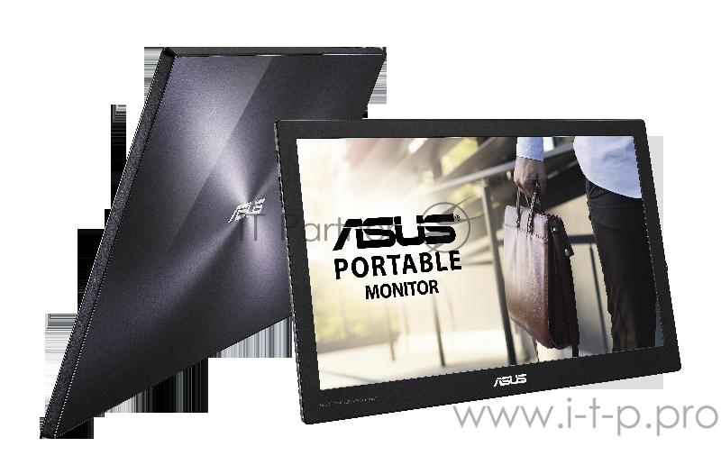 Монитор LCD 15.6” ASUS MB169C+, 90LM0180-B01170, 15,6 мобильный монитор с интерфейсом USB Type-C, FHD (1920x1080), IPS, технология уменьшения усталости глаз ASUS Eye Care