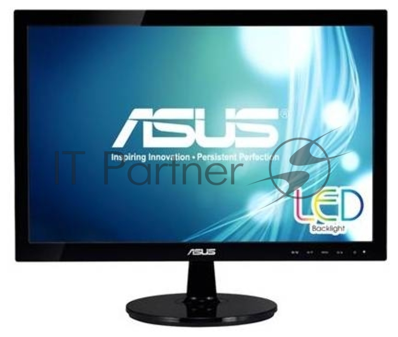 Монитор Asus 18.5 VS197DE LED, 1366x768, 5ms, 250cd/m2, 90°/50°, D-Sub, Black, 90LMF1001T02201C-
