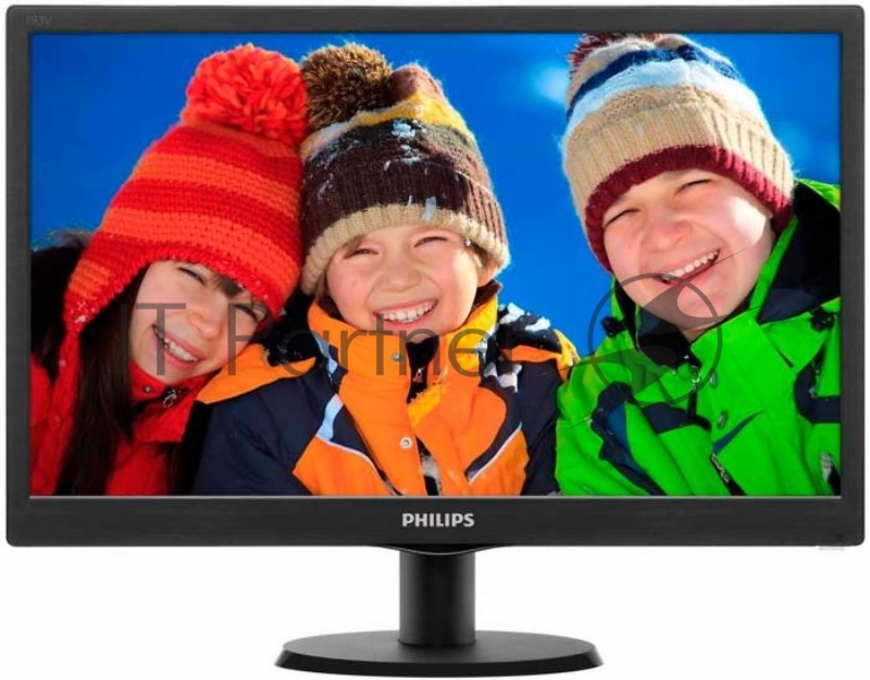 Монитор 21.5 PHILIPS 223V5LSB2/10(62) Black (LED, LCD, Wide, 1920x1080, 5 ms, 90°/65°, 200 cd/m, 10M:1)