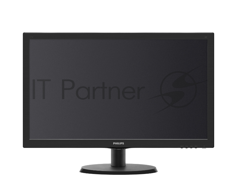Монитор 21.5 PHILIPS 223V5LHSB/00(01) Black (LED, LCD, Wide, 1920x1080, 5 ms, 170°/160°, 250 cd/m, 10M:1, +HDMI)