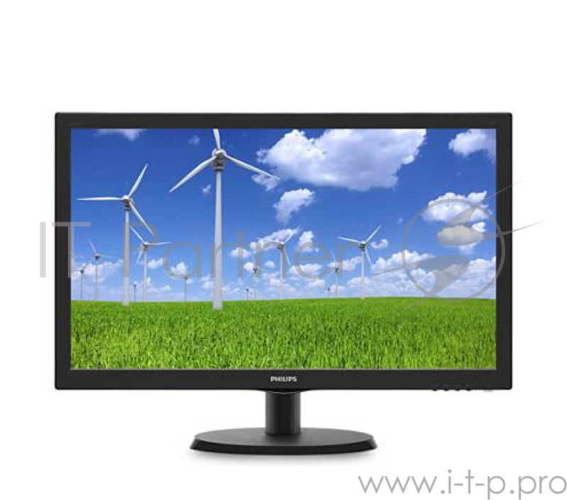 МОНИТОР 21.5 PHILIPS 223S5LSB/00 Black (LED, 1920x1080, 5 ms, 170°/160°, 250 cd/m, 10M:1, +DVI)