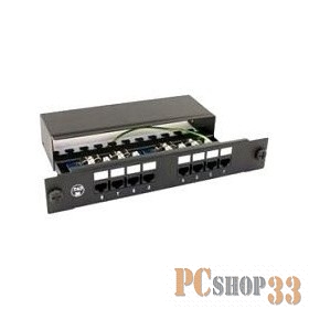 Монтажное оборудование Neomax Патч панель 8 портов RJ45, Кат. 6, 10 дюймов 6PLEN080X